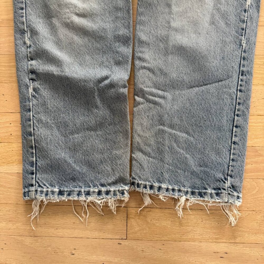 Underground Industrial Wear Vintage 90s Distressed Faded Blue Men's 26x31 Jeans - Picture 2 of 10